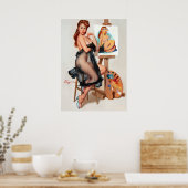 ペインターのピン留め ポスター (キッチン)