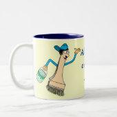 ペインターのマグのテンプレート ツートーンマグカップ (左)