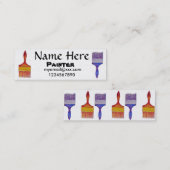 ペインターの名刺 スキニー名刺 (正面/裏面)