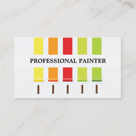 ペインターの名刺 名刺 (正面)