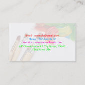 ペインターの名刺 名刺 (裏面)