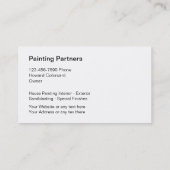 ペインターの名刺 名刺 (裏面)