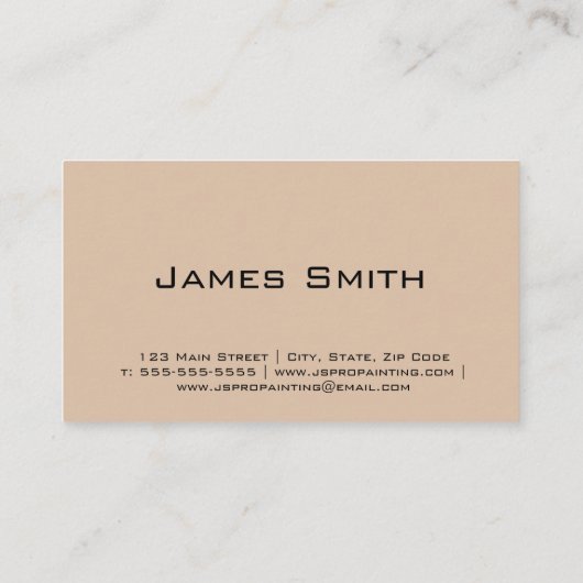 ペインターの名刺 名刺 (裏面)