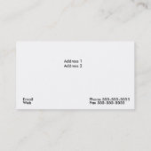 ペインターの名刺 名刺 (裏面)