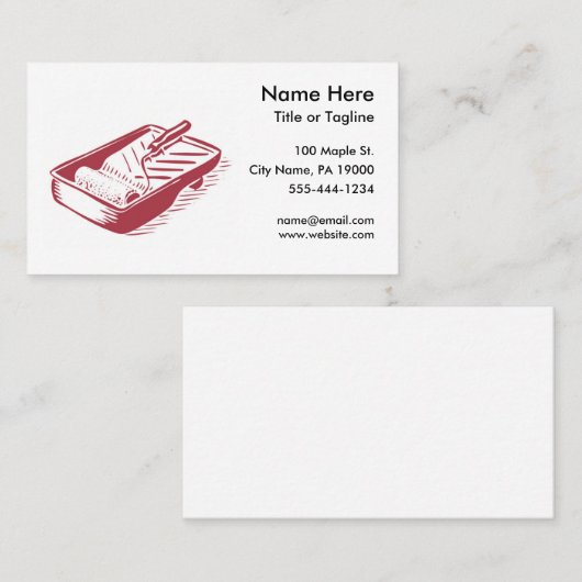 ペインターの牧師 名刺 (正面/裏面)