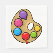 ペインターアートパレットナプキンス スタンダードランチョンナプキン (正面)