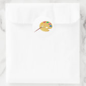 ペインターパレットステッカー ラウンドシール (バッグ)