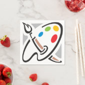 ペインターパレット紙ナプキンス スタンダードカクテルナプキン (インサイチュ)