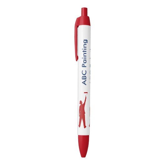 ペインタービジネステーマ 黒ボールペン (トップ(縦))