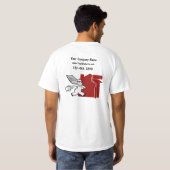 ペインタービジネスTシャツ Tシャツ (裏面フル)