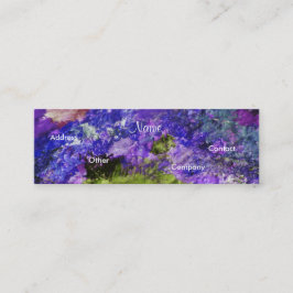 ペインター名刺-カスタマイズ可能 スキニー名刺