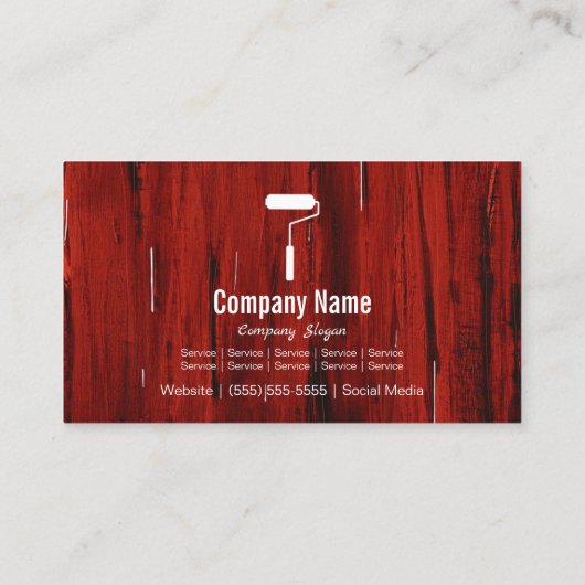 ペインター名刺 名刺 (裏面)