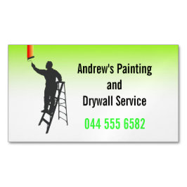 ペインター独自の作成 マグネット名刺