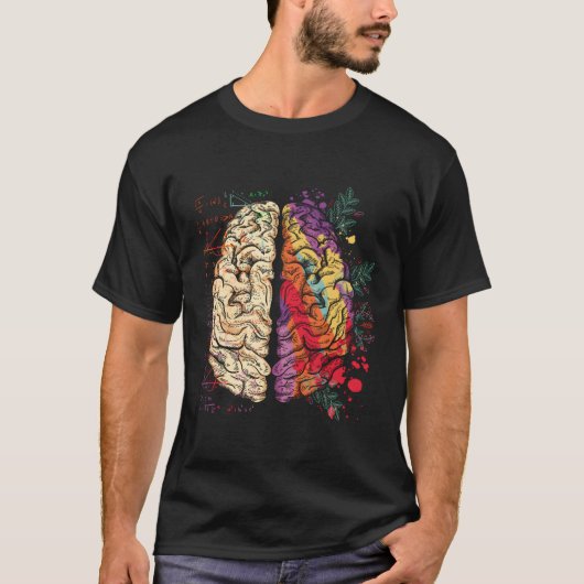 ペインター神経科カラフル学胡脳 Tシャツ (正面)