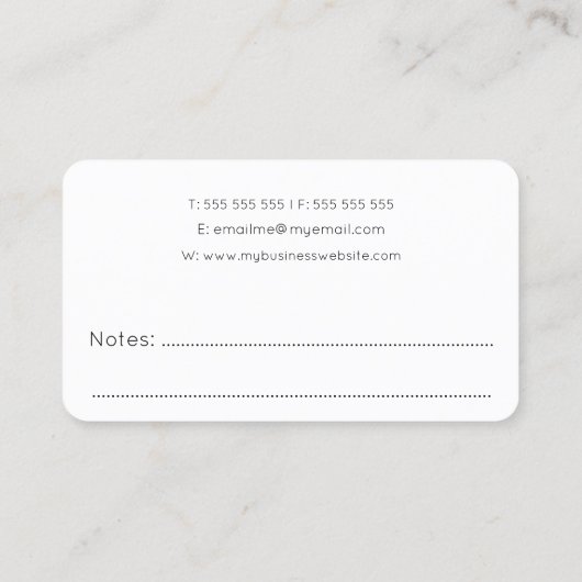 ペインター絵を描ズローラーコマーシャルプリント 名刺 (裏面)