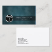 ペインター絵を描ローラアイコン暗いBusinessCardグランジ 名刺 (正面/裏面)