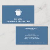 ペインター・アンド・デコレー絵を描ター・カン・ブルモダンー 名刺 (正面/裏面)