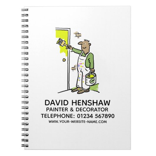 ペインター&デコレーターノートブック ノートブック (正面)