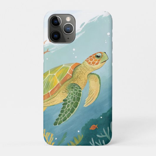 ペインティング タートル Case-Mate iPhoneケース (裏)