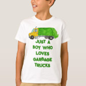 ペイントごみ収集車 オーダーメッセージ グラフィック Tシャツ (正面)