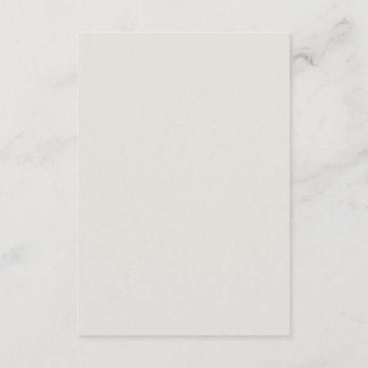 ペイントされたアネモネ - 受付カード エンクロージャーカード (裏面)