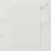 ペイントされたアネモネ - 情報カード エンクロージャーカード (裏面)