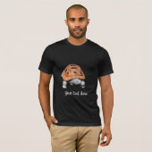 ペイントされたカボチャガメのTシャツ Tシャツ (正面フル)