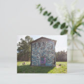 ペイントされたバーン キャメロン ノースカロライナ州 ポストカード (スタンド正面)