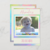 ペイントされたパステル招待状 招待状 (正面/裏面)