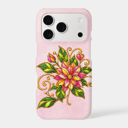 ペイントされたピンクの花びら