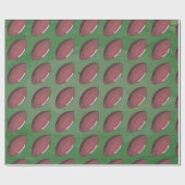 ペイントされたフットボールパターン ラッピングペーパー (フラット)