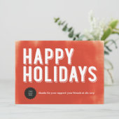 ペイントされたホリデーズ　レッド　フラット 招待状 (スタンド正面)