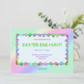 ペイントされた卵 イースターエッグハント 招待状 (スタンド正面)