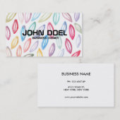 ペイントされた名刺 名刺 (正面/裏面)