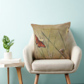 ペイントされた女性混合メディア クッション (椅子)