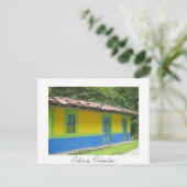 ペイントされた家のポストカード ポストカード (スタンド正面)