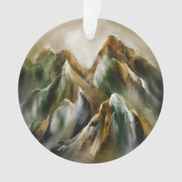 ペイントされた山々 オーナメント