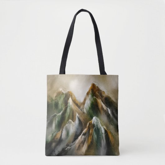 ペイントされた山々 トートバッグ (正面)