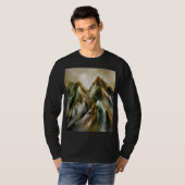 ペイントされた山々 Tシャツ (正面フル)