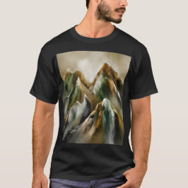 ペイントされた山々 Tシャツ