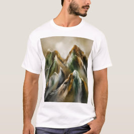 ペイントされた山々 Tシャツ