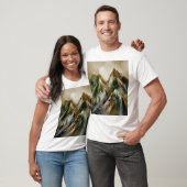 ペイントされた山々 Tシャツ (ユニセックス)