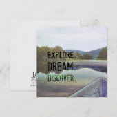 ペイントされた川 5.25 x 5.25 カード (正面/裏面)