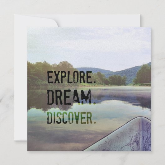 ペイントされた川 5.25 x 5.25 カード (正面)