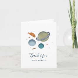 ペイントされた惑星 サンキューカード