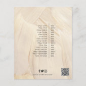 ペイントされた抽象的な自然でエレガントなニュートラルQRコード チラシ (正面)