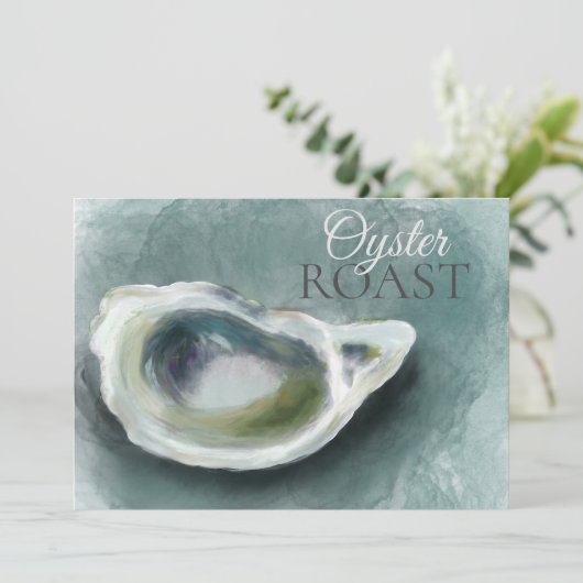 ペイントされた牡蠣のローストへの招待状 招待状 (スタンド正面)