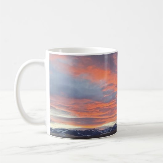 ペイントされた空のマグカップ コーヒーマグカップ (左)