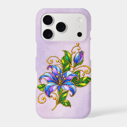 ペイントされた紫の花びら