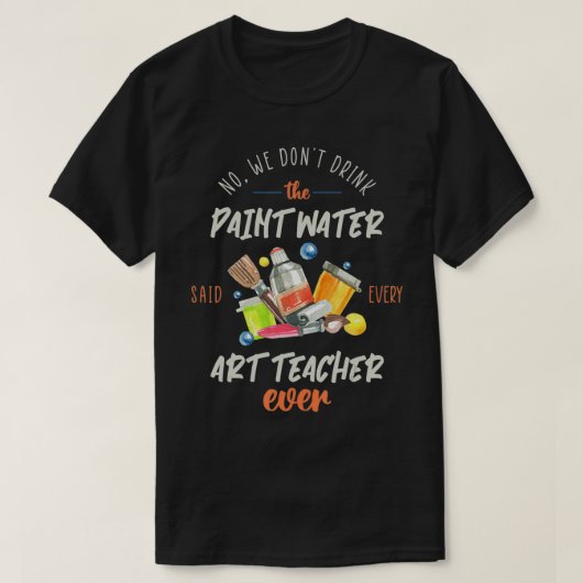 ペイントなし Tシャツ (デザイン正面)